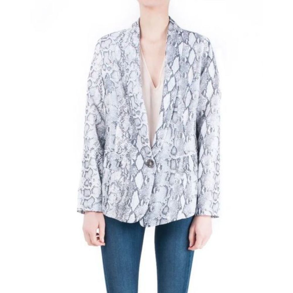 Waverly Grey Liberant Snake Print Blazer